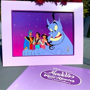 Disney Store Lithograph Aladdin King of Thieves 1996